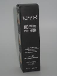 nyx hd studio primer review swatches