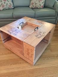Wine Crate Coffee Table Crate Coffee