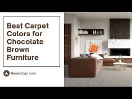 best carpet colors for chocolate brown