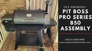 pit boss pro series 850 embly you