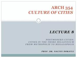 ppt arch 354 culture of cities