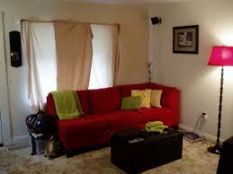 classic red sofa living room interior