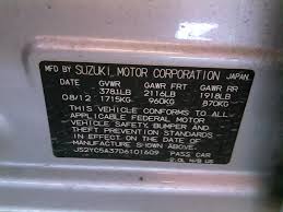 Suzuki Vin Decoder