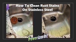 how to remove rust stains from