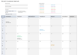 This template is available as editable excel / pdf document. Free Project Calendar Templates Smartsheet