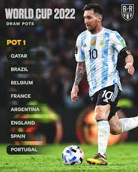 The pots for Friday's World Cup draw ...