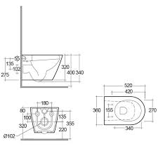 Rak Resort Wall Hung Pan With Soft