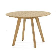 42 Inch Surf Round Teak Table With Or