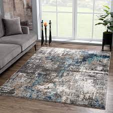 united weavers portsmouth modern fusion blue 5 ft 3 in x 7 ft 2 in area rug