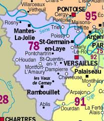 Carte De Toulouse: Departement Du 78 Carte