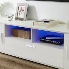 white particleboard tv cabinet