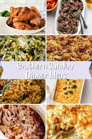 southern sunday dinner recipes