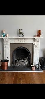 Cast Iron Victorian Fireplace And Metal
