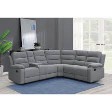 David 3 Piece Reclining Sectional By