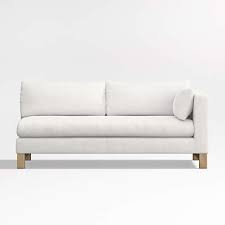 Pacific Right Arm Sofa With Wood Legs