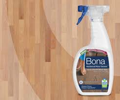 using bona cleaner with water a step