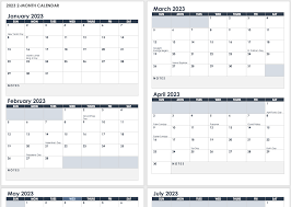 15 free 2023 monthly calendar templates