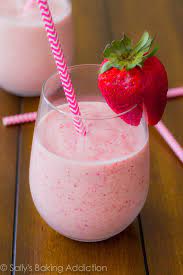 strawberry banana smoothie sally s