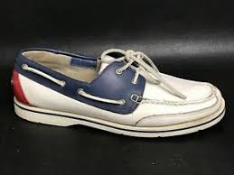 Rockport Navy Red White Mens Boat Shoes Size Us 10 5 Eu
