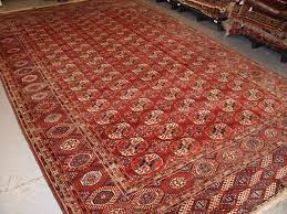 antique tekke turkmen main carpet of