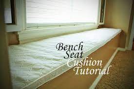 Diy Bench Seat Cushion Tutorial