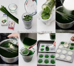 The pandan extract creates an enticing natural light green colour. Pandan Coconut Layered Agar Jelly Christine S Recipes Easy Chinese Recipes Delicious Recipes