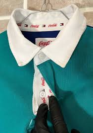 tommy jeans x coca cola rugby shirt ebay