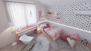 polka dot wallpaper interior design ideas