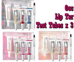 occ lip tar test s x 3 set beauty