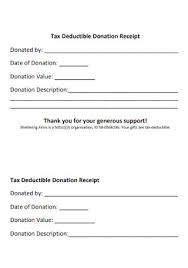 50 sle donation receipt templates