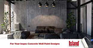 Inspo Concrete Wall Paint Designs
