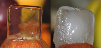 Is it better to make ice cubes with hot water?