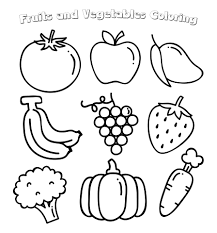 The child will be very interesting to get acquainted with simple colorings of fruits and vegetables. 10 Best Free Printable Fruit And Vegetable Templates Printablee Com