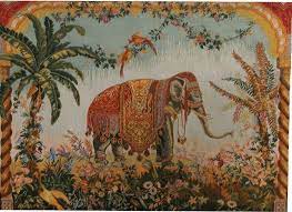 Elephant Tapestry Popular French