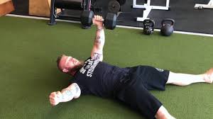 barbell floor press exercise how to