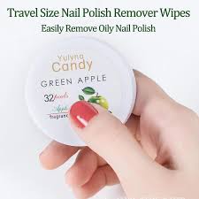 2x nail polish remover wipes nail