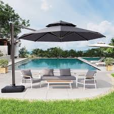 Octagon Cantilever Patio Umbrella