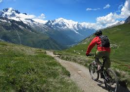 e bike tour of mont blanc starting in