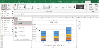 How To Show Percentages In Stacked Column Chart In Excel