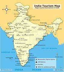india tourist map tourist places in