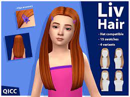 the sims resource liv hair set
