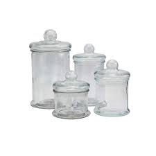 Apothecary Glass Kitchen Canisters