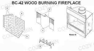 wood burning fireplace bc 42 bc 42