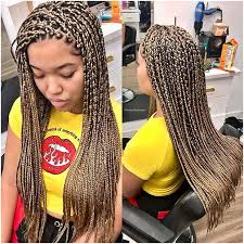 The first hairstyle on our list is this gorgeous blonde braided bob. 23 Cool Blonde Box Braids Hairstyles To Try Page 2 Of 2 Stayglam