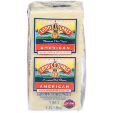 sliced white deli american cheese