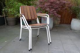 Tubular Steel Stacking Garden Chairs