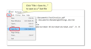 auto renaming pdf files using a command