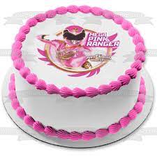 Pink Power Ranger Happy Birthday gambar png