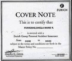 View and download insurance cover checklist for free. Insurance Cover Note How Insurance Cover Note Works