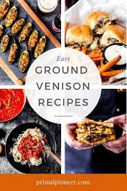easy ground venison recipes primal